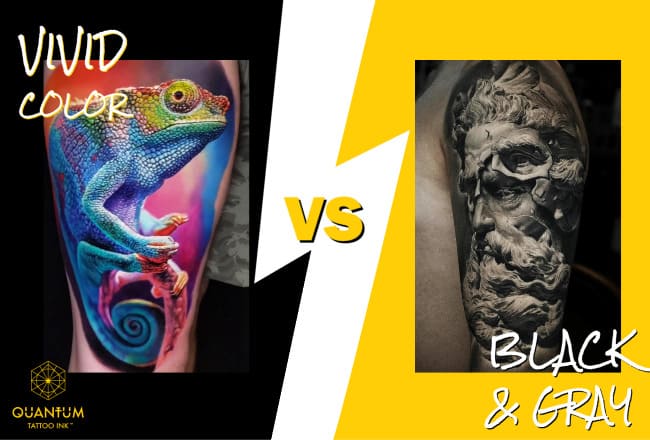 Color vs Black  Gray Tattoos  Quantum Tattoo