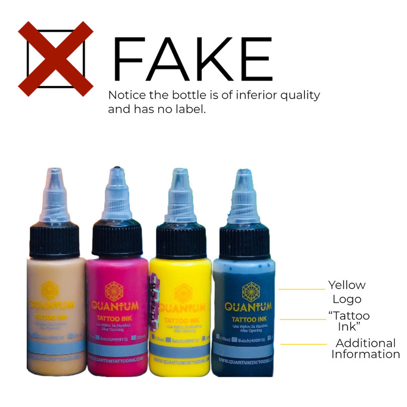 How to spot / identify fake dynamic tattoo inks